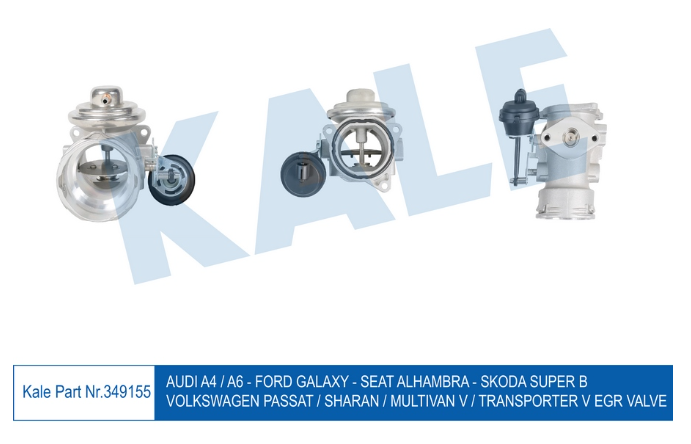 [KLR-349155] Egr Valfi Crafter Transporter T5 2.5 Tdi Elektrikli 038131501AA
