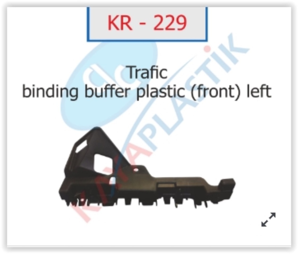 [KAYA KR229] Trafic Ön Tampon Ayağı Sol 622204446 620505064R