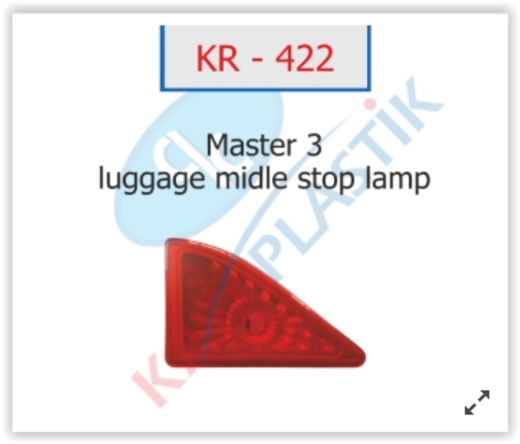 [KAYA 422] Master 3 3.Stop 2010- 265900021R