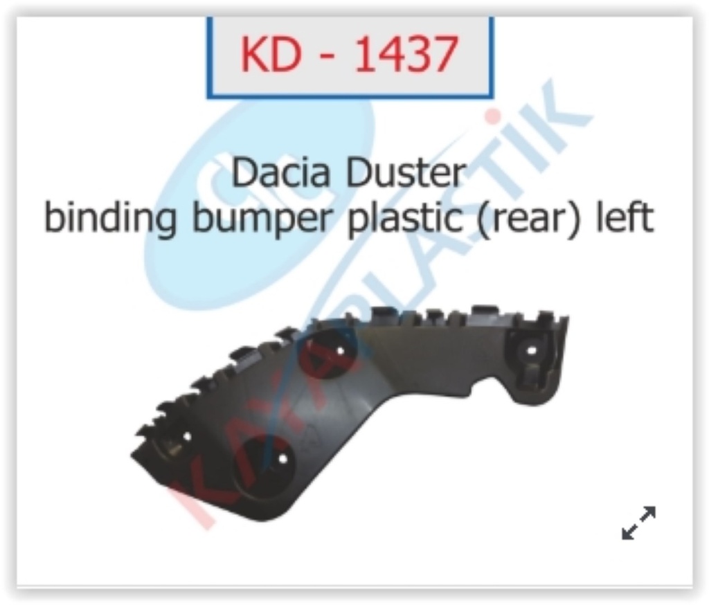 [KAYA 1437] Duster Arka Tampon Ayağı Sol
