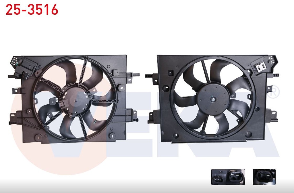 [KALE 356065] Duster 1.5 Dcı 4X4 12- Fan Motoru Şasesi Komple 214811312R