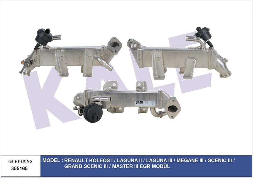 [KALE 355165] Master 3 2.3 Trafic 2.0 2010- Turbo Radyatörü ( Egr Soğutucu) 214C10001R