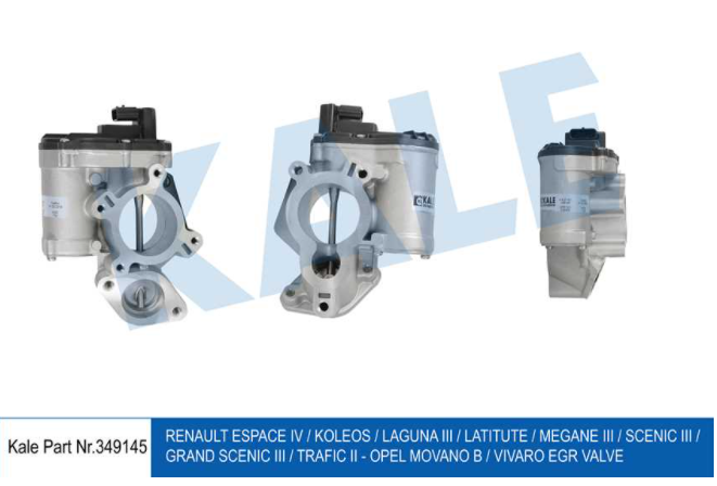 [KALE 349145] Trafic Megane 3 Scenic 3 Laguna 3 Latitude Egr Valfi 147105543R