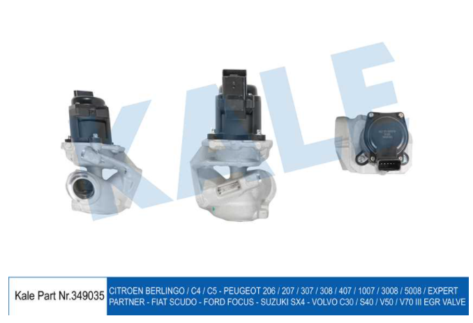 P206 P207 P307 P407 Tepee C2 C3 C4 1.6 Hdi Egr Valfi 1618.NR