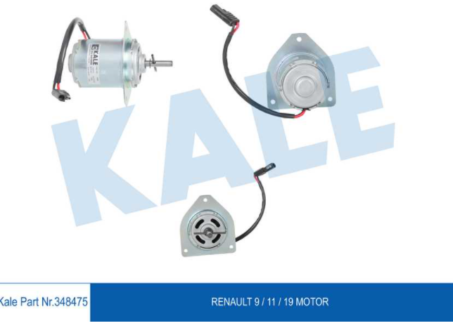 [KALE 348475] R9 85-97 E.M Fan Motoru 7700828623