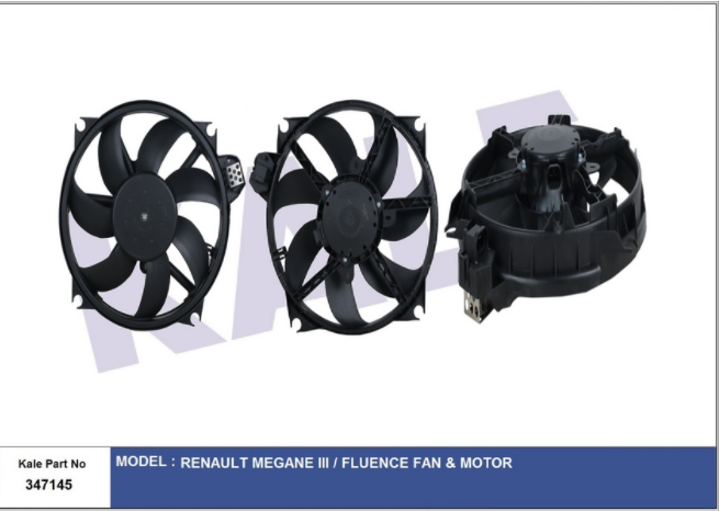 [KALE 347145] Megane 3 Fluence Fan Motoru 214810898R