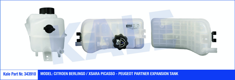 [KALE 343910] Partner Berlingo 1.6 1.9 2.0 Hdi (03-07) Genleşme Kavanozu 1323.23