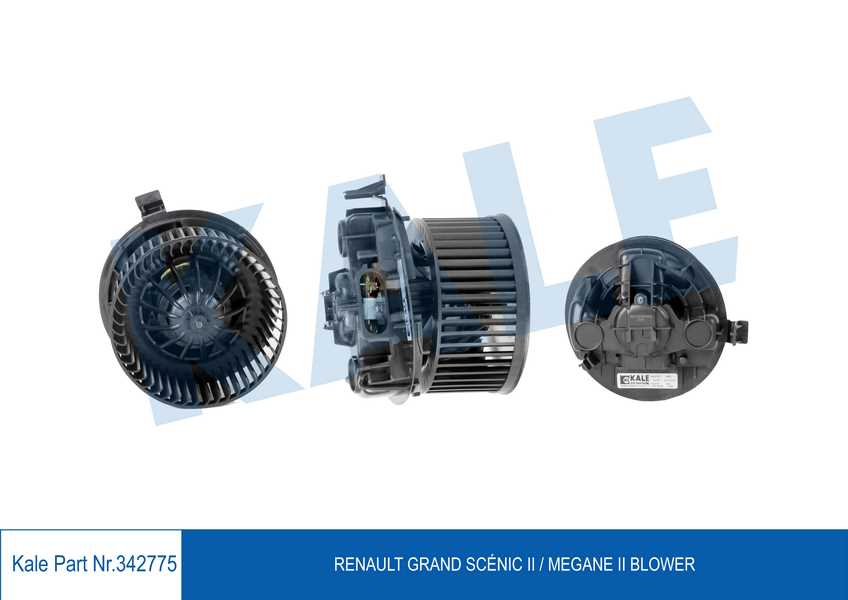 [KALE 342775] Megane 2 Kalorifer Motor 7701056965