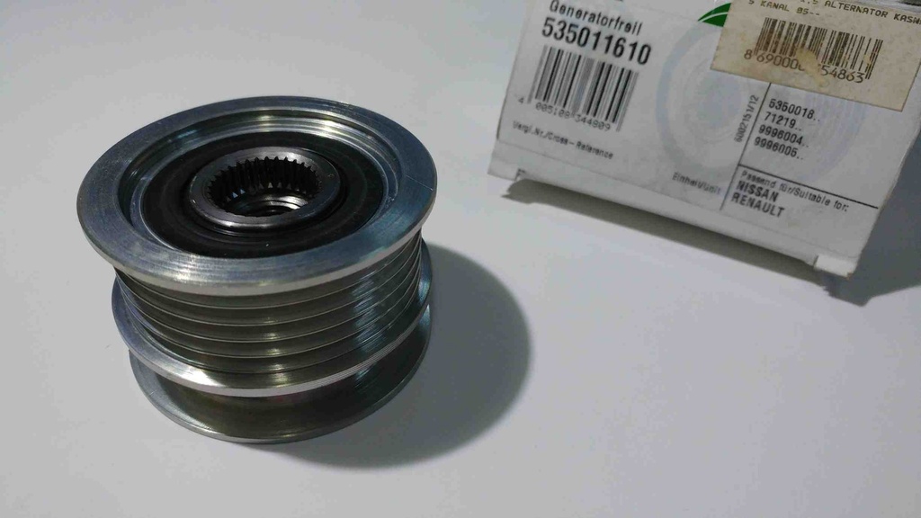 Clio Kango Megane 2 1.5 (2005-2010) Alternatör Kasnağı 5 Kanal 8200113636