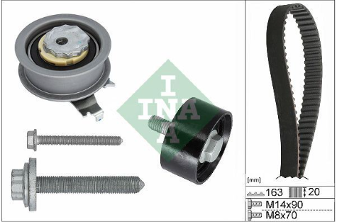 [INA 530071110] Audi A3 Audi A4 İbiza Leon Fabia Octavia Golf Passat Polo Triger Seti 04E198119