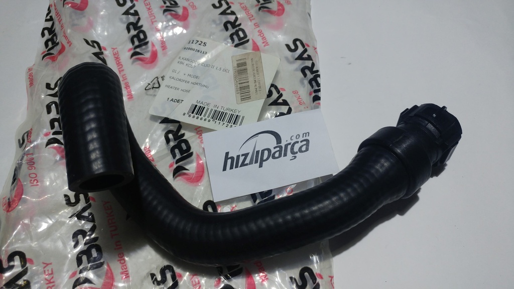 [IBRAS 11725] Clio Kango 1.5 ( 98-08 ) Kalorifer Hortumu Klimalı 8200026113