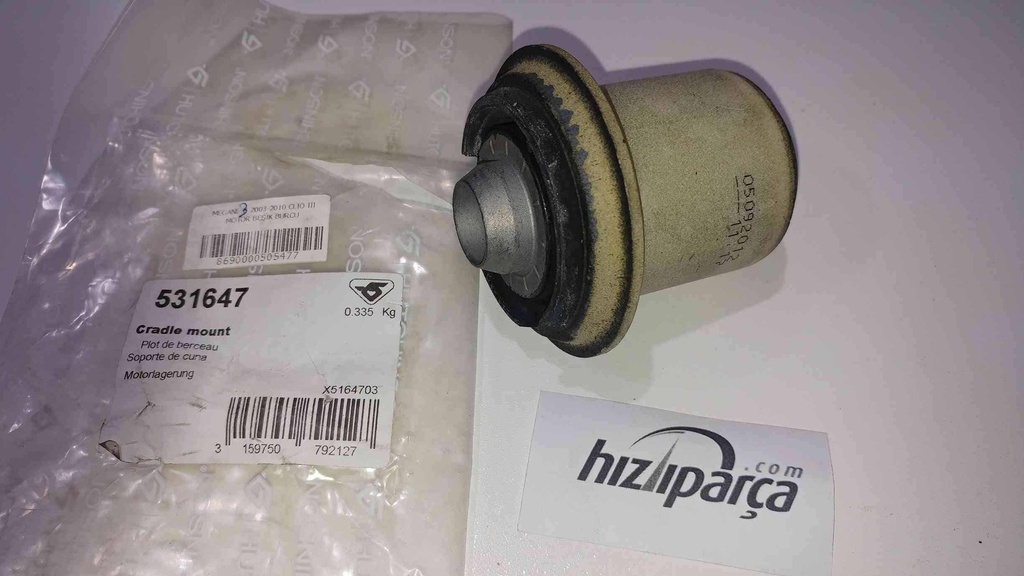 [HUTCHINSON 531647] Megane 3 Clio 3 Motor Beşik Burcu Büyük