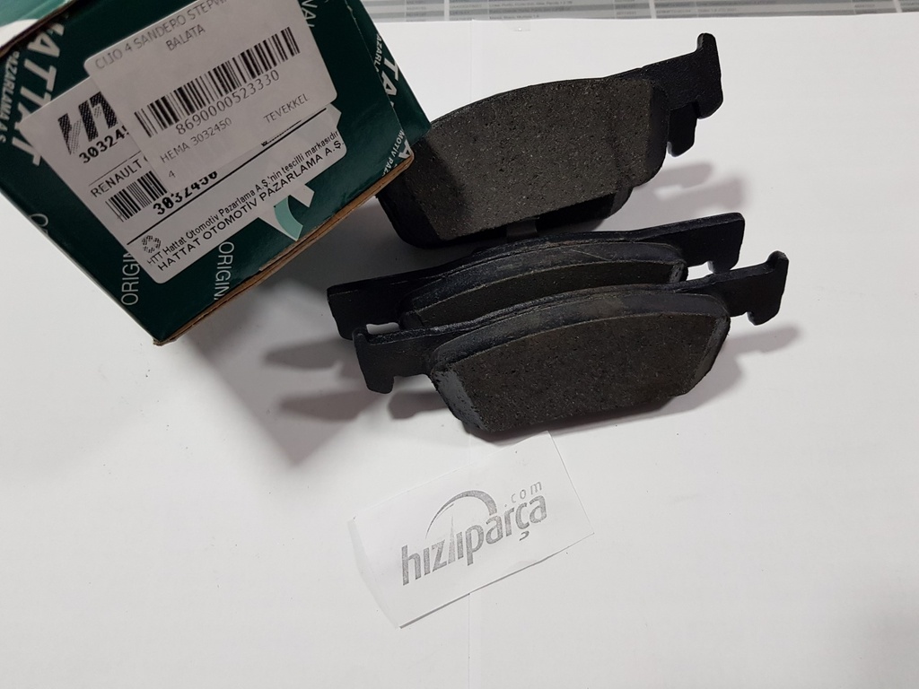 [HEMA 3032450] Clio 4 Sandero Stepway Ön Balata Dar Tip 410602581R