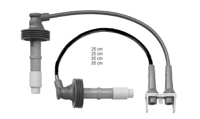 [HELLUX HBK.3314] Laguna 1 Safrane 1995-2002 2.0 16V N7Q Buji Kablosu 7431275284