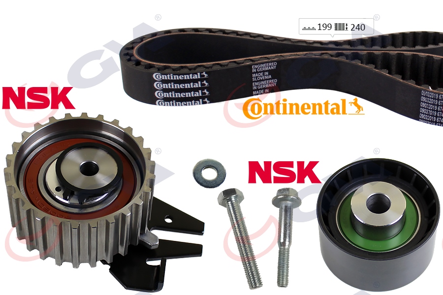[GVA 59T9010] Ducato Doblo 2.0 Hdi Egzantirik Kiti ( Triger Seti ) 71754563