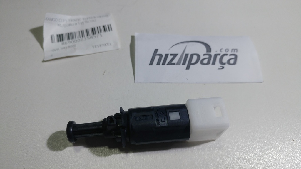 [GVA 5418001] Kango Clio Trafic 2 Fren Pedal Muşuru 4 Fiş Beyaz