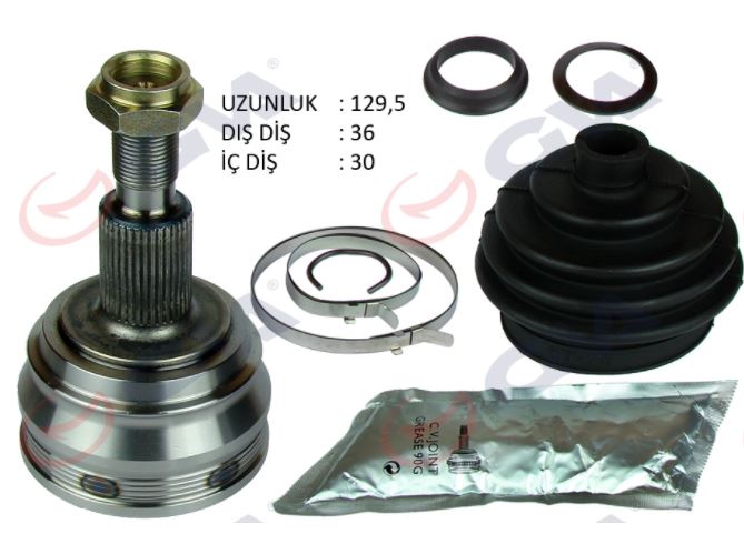[GVA 4475037K] Golf 4 Bora Leon 1997-2004 Aks Kafası 1J0498099 AKL BFQ