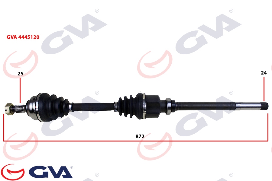 [GVA 4445118] Partner Berlingo 1.9 (96-07) Y.M E.M Komple Aks Sağ Abs Siz 3273.K7