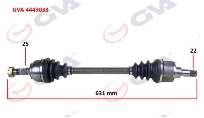 [GVA 4443033] P307 C4 Komple Aks Sol Manuel Şanz 3272.5X