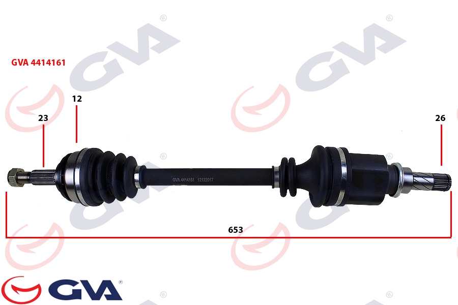 [GVA 4414161] Clio 3 ( 05-12 ) Logan 1.5 Dci 06- Komple Aks Sol 8200618501