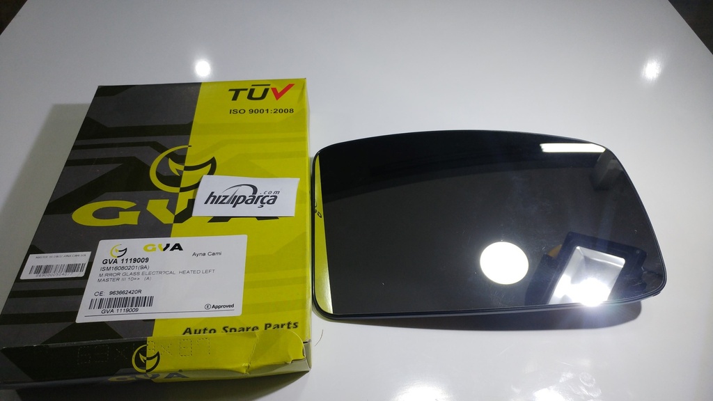 [GVA 1119009] Master 3 Dikiz Ayna Camı Sol 963662420R