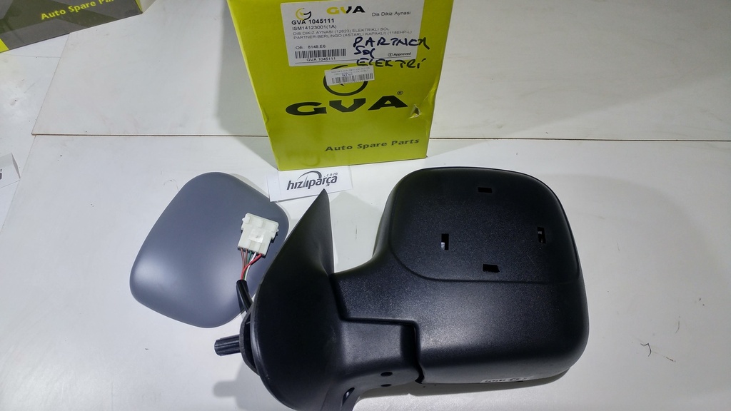 [GVA 1045111] Partner Berlingo (96-08) Dış Dikiz Aynası Sol Elektirikli 8148.E6