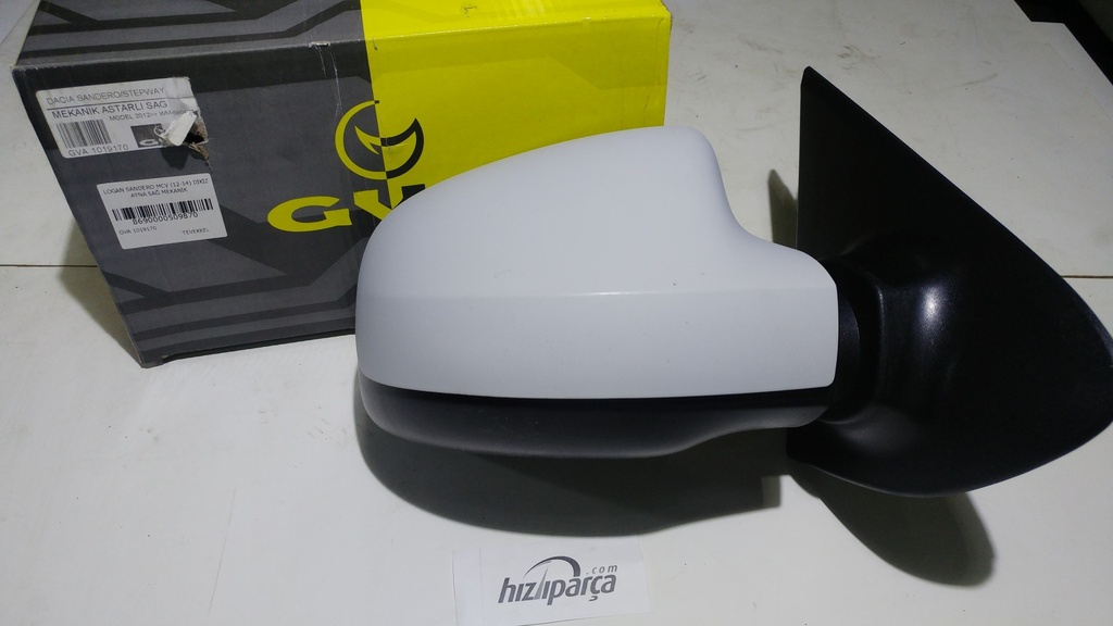 [GVA 1019170] Logan Sandero Mcv Stepway (12-14) Dikiz Aynası Sağ Mekanik 963017220R