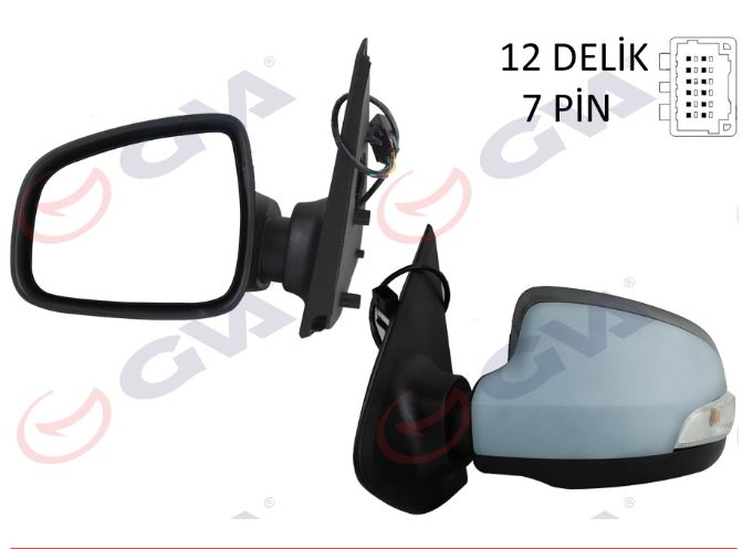 [GVA 1014261] Symbol Sandero 2011- Sol Dış Dikiz Aynası Elektirikli ( Sinyalli ) 963029097R