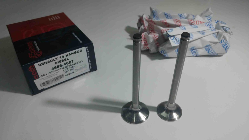 [GUNES 4686-4687] Kango 1998-2003 1.9 Emme Egsoz Sübap Takım Kısa tip