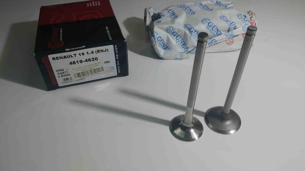 [GUNES 4619-4620] R9 97- R19 Clio Kango (98-08) 1.4 1.6 8V E7J Egsoz Emme Sübap Takım