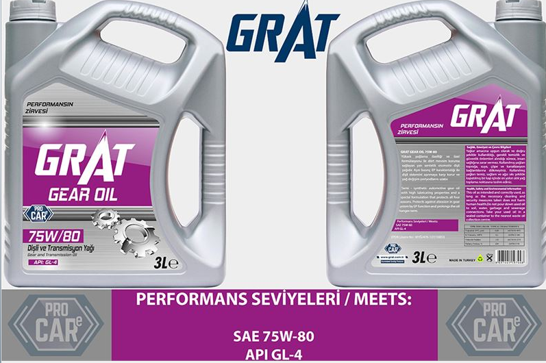 [GRT 675803] Şanzıman Yağı 75W80 3 Lt Gl4 9730A2.12
