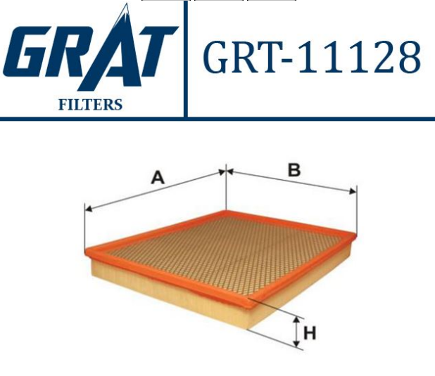 [GRT-11128] Master 1998-2003 2.8D Hava Filtresi 7701044595