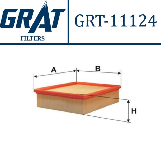 [GRT-11124] Laguna 2 1.9D 2.0 1.6V Benzinli Hava Filtresi