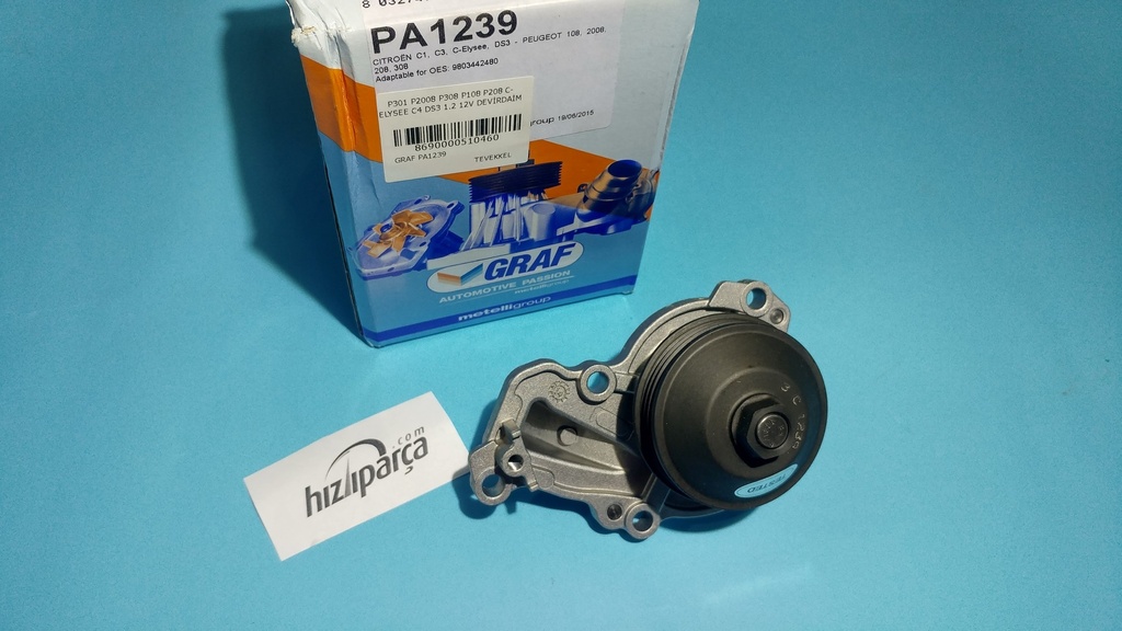 [GRAF PA1239] P301 P2008 P308 P108 P208 C-Elysee C4 Ds3 1.2 12V Devirdaim 9803442480