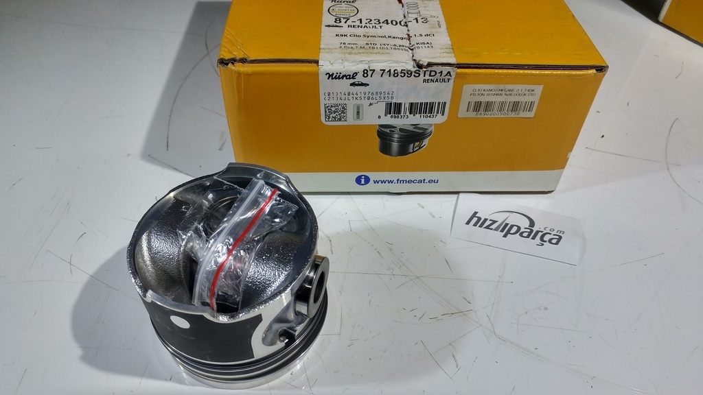 [GOETZE 8771859STD10AG] Clio Kango Megane 2 1.5 K9K Piston Segman %20 Düşük Std