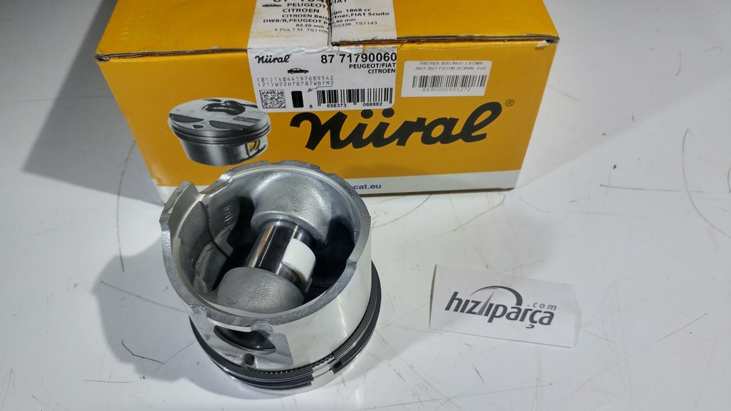 [GOETZE 8771790060000G] Partner Berlingo 1.9 Dw8 2003-2007 Piston Segman 0.60 (82.2 Mm Piston Çapı)