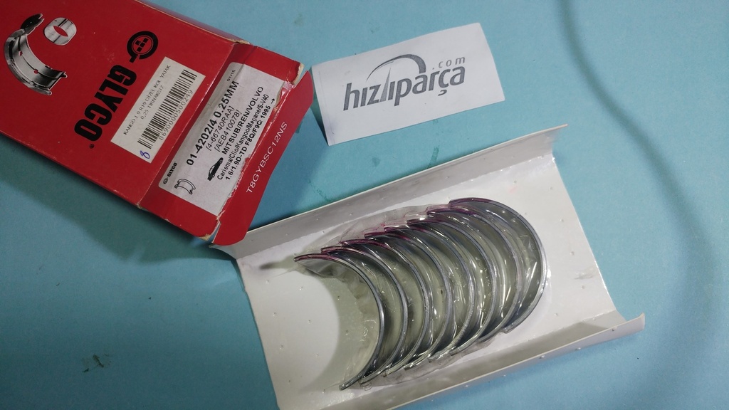 [GLY-01-4202/4 0.25MM] Kango 1.9 R19 Dizel Kol Yatak 0,25 Tırnaksız