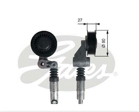 [GATES T39236] Alternatör Gergi Rulmanı Kütüklü Crafter 06-16 BJK BJM 076145261A