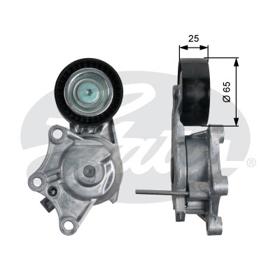[GATES-T39187] P308 P208 C3 C5 P301 C-Elysee 2010- 1.6Hdi Euro5 Alternatör Gergi 1631481580