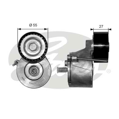[GATES T38371] P206 P307 Partner (98-08) 2.0 Hdi Alternatör Gergi 1613840380