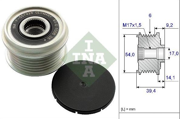 [GATES OAP7113] Doblo Linea Punto 1.3 Alternatör Kasnağı 77364723