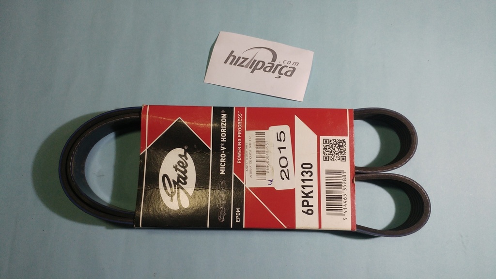 [GATES 6PK1130] Kango 2 2008-2011 Alternatör Kayışı 6Pk1127