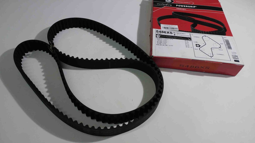 [GATES 5486XS] Laguna Megane Kango 1.9D (95-03) Egzantirik Kayış 153Diş ( Triger Kayışı ) 8200542741