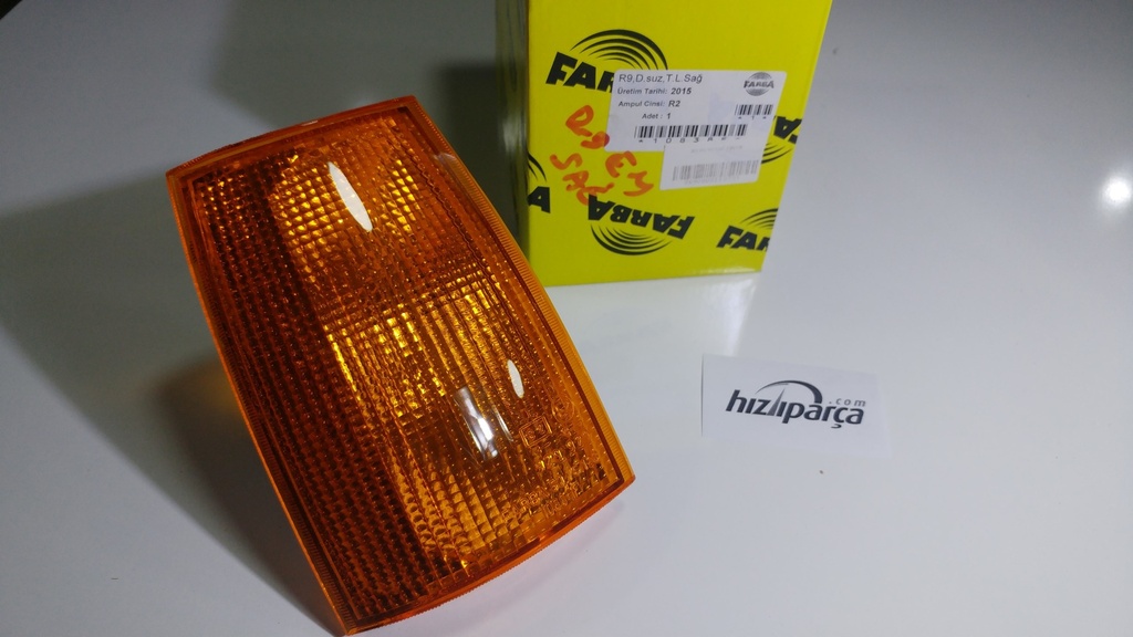[FARBA 10838E] R9 85-93 Sağ Sinyal 7700682927