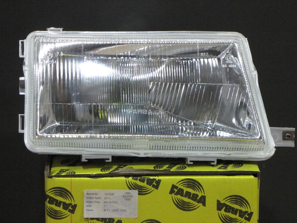 [FARBA 10358E] R9 93-97 ( Orta Kasa ) R11 Komple Far Sağ