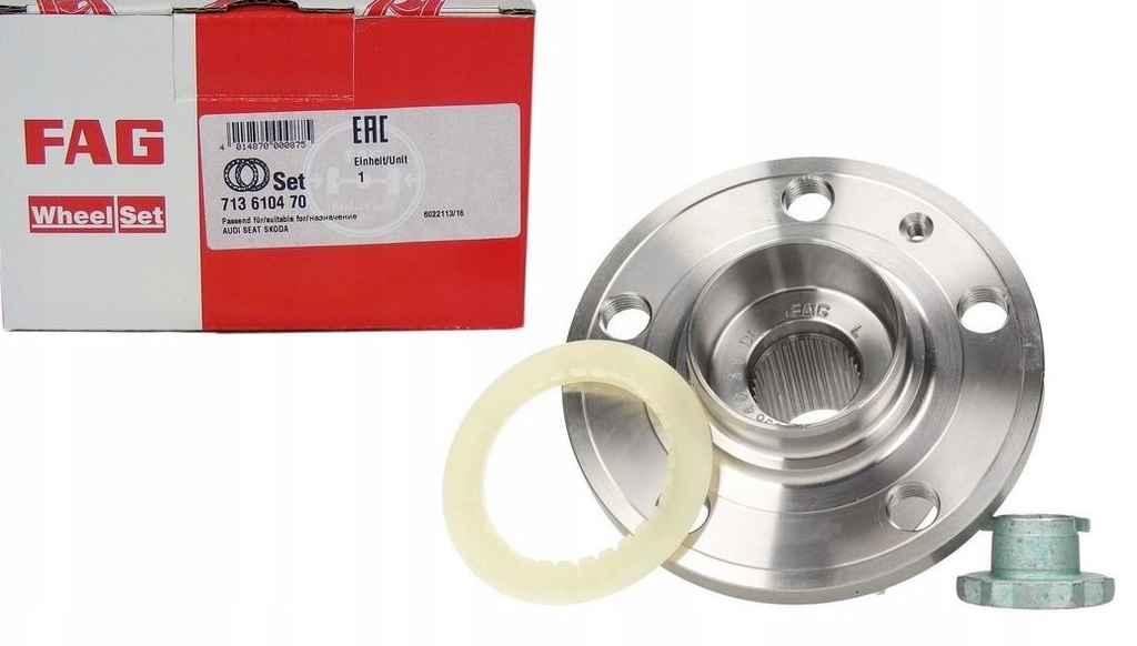 [FAG 713610470] Ön Teker Rulman Poryalı Polo 02- Audi A1 19- İbiza 03-10 Fabia 00-10 72mm 6R0407621E