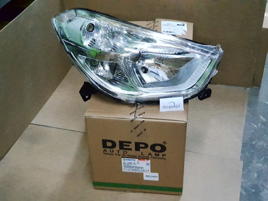 [DPO-551-1196R-LD-EM] Dacia Dokker Lodgy 2012- Far Sağ Komple 260109545R