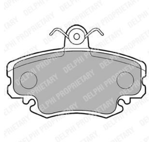 [DLP-LP885] R9 85-97 Em Clio 01-08 Symbol 10- Ön Balata 7701209077
