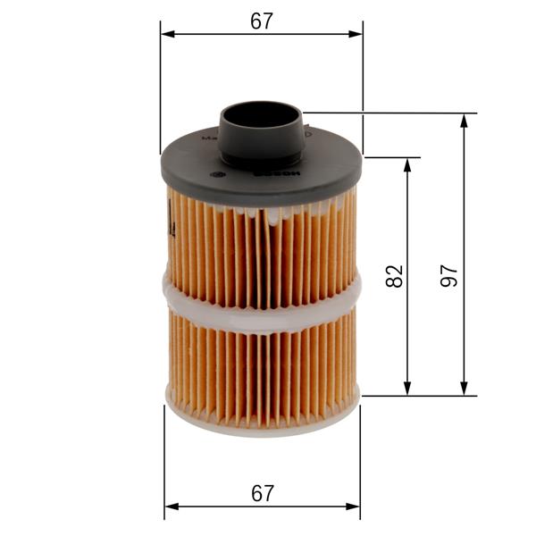 [DELPHI HDF608] Albea Palio Doblo Punto 1.3 Multijet Mazot Filtre 77362340