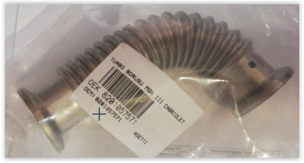 [DEKAR DK0465] Megane 3 Fluence Egr Çıkış Borusu Kelepçesiz 8201057571
